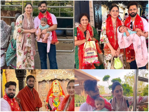 Rahul Vaidya, Disha Parmar visit Mahalakshmi Jagdamba temple, seek blessings for daughter Navya | Rahul Vaidya, Disha Parmar visit Mahalakshmi Jagdamba temple, seek blessings for daughter Navya Rahul Vaidya, Disha Parmar visit Mahalakshmi Jagdamba temple, seek blessings for daughter Navya | Rahul Vaidya, Disha Parmar visit Mahalakshmi Jagdamba temple, seek blessings for daughter Navya