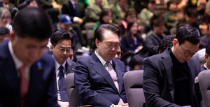 S.Korea Prez Yoon attends church service marking March 1 Independence Movement | S.Korea Prez Yoon attends church service marking March 1 Independence Movement
