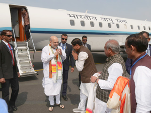 Amit Shah in MP to review BJP's LS election preparations | Amit Shah in MP to review BJP's LS election preparations Amit Shah in MP to review BJP's LS election preparations | Amit Shah in MP to review BJP's LS election preparations