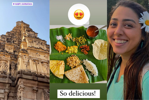 Jheel Mehta a.k.a Sonu of 'TMKOC' takes fans on culinary tour of Hampi | Jheel Mehta a.k.a Sonu of 'TMKOC' takes fans on culinary tour of Hampi Jheel Mehta a.k.a Sonu of 'TMKOC' takes fans on culinary tour of Hampi | Jheel Mehta a.k.a Sonu of 'TMKOC' takes fans on culinary tour of Hampi