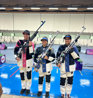 Mehuli, Anish and Ganga win in National Rifle & Pistol selection trials | Mehuli, Anish and Ganga win in National Rifle & Pistol selection trials Mehuli, Anish and Ganga win in National Rifle & Pistol selection trials | Mehuli, Anish and Ganga win in National Rifle & Pistol selection trials