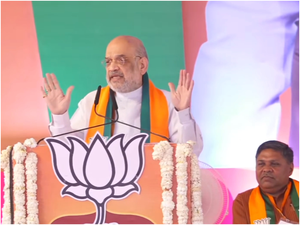 Amit Shah appeals to MP voters to give all 29 LS seats to BJP | Amit Shah appeals to MP voters to give all 29 LS seats to BJP