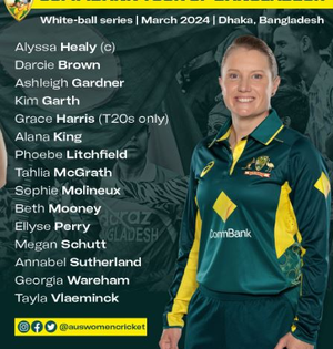 Vlaeminck, Molineux returns as Australia name women's white-ball squad for Bangladesh tour | Vlaeminck, Molineux returns as Australia name women's white-ball squad for Bangladesh tour