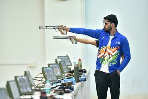 Shooter Arjun Singh Cheema aims for Paris berth after bagging gold in Khelo India University Games | Shooter Arjun Singh Cheema aims for Paris berth after bagging gold in Khelo India University Games Shooter Arjun Singh Cheema aims for Paris berth after bagging gold in Khelo India University Games | Shooter Arjun Singh Cheema aims for Paris berth after bagging gold in Khelo India University Games