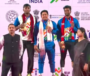 KIUG 2023: Sans certified coach, Manipur's Alson Singh wins men’s discus throw gold | KIUG 2023: Sans certified coach, Manipur's Alson Singh wins men’s discus throw gold KIUG 2023: Sans certified coach, Manipur's Alson Singh wins men’s discus throw gold | KIUG 2023: Sans certified coach, Manipur's Alson Singh wins men’s discus throw gold