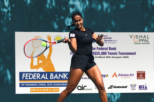 Vaishnavi enters pre-quarters with an upset win at ITF Women’s Open | Vaishnavi enters pre-quarters with an upset win at ITF Women’s Open Vaishnavi enters pre-quarters with an upset win at ITF Women’s Open | Vaishnavi enters pre-quarters with an upset win at ITF Women’s Open