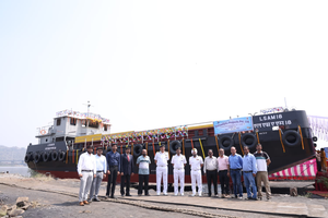 Navy gets ammunition-cum-torpedo-cum-missile barge | Navy gets ammunition-cum-torpedo-cum-missile barge Navy gets ammunition-cum-torpedo-cum-missile barge | Navy gets ammunition-cum-torpedo-cum-missile barge