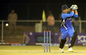 IVPL: Trego, Abhishek Jhunjhunwala, Sehwag shine as Mumbai Champions beat VVIP Uttar Pradesh by 8 wickets | IVPL: Trego, Abhishek Jhunjhunwala, Sehwag shine as Mumbai Champions beat VVIP Uttar Pradesh by 8 wickets