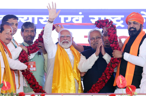 Nitish Kumar guns for 400 seats for NDA in Lok Sabha polls | Nitish Kumar guns for 400 seats for NDA in Lok Sabha polls
