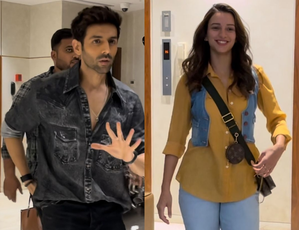 'Bhool Bhulaiya 3' taking off? Kartik Aaryan, Triptii Dimri spotted together at production house | 'Bhool Bhulaiya 3' taking off? Kartik Aaryan, Triptii Dimri spotted together at production house