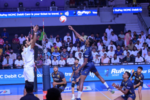 PVL Season 3: Ahmedabad Defenders beat Kochi Blue Spikers to regain top position | PVL Season 3: Ahmedabad Defenders beat Kochi Blue Spikers to regain top position PVL Season 3: Ahmedabad Defenders beat Kochi Blue Spikers to regain top position | PVL Season 3: Ahmedabad Defenders beat Kochi Blue Spikers to regain top position