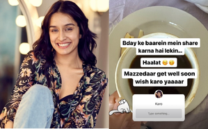 Shraddha wants to talk about her b'day, but is under the weather | Shraddha wants to talk about her b'day, but is under the weather
