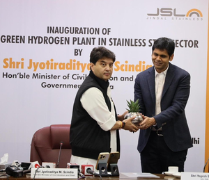 Scindia inaugurates India’s first Green Hydrogen plant in stainless steel sector | Scindia inaugurates India’s first Green Hydrogen plant in stainless steel sector Scindia inaugurates India’s first Green Hydrogen plant in stainless steel sector | Scindia inaugurates India’s first Green Hydrogen plant in stainless steel sector