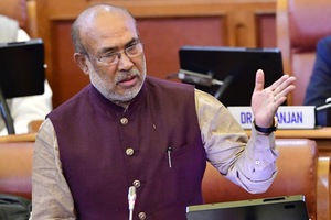 Manipur CM slams Congress for allying with National Conference ahead of J&K polls | Manipur CM slams Congress for allying with National Conference ahead of J&K polls Manipur CM slams Congress for allying with National Conference ahead of J&K polls | Manipur CM slams Congress for allying with National Conference ahead of J&K polls