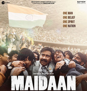 Check Out: Actor Ajay Devgn embraces team spirit as football coach in new poster of 'Maidaan' | Check Out: Actor Ajay Devgn embraces team spirit as football coach in new poster of 'Maidaan'