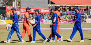 Netherlands beat Nepal by four wickets in tri-nation series final | Netherlands beat Nepal by four wickets in tri-nation series final Netherlands beat Nepal by four wickets in tri-nation series final | Netherlands beat Nepal by four wickets in tri-nation series final