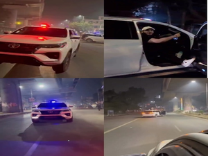Dangerous stunts on Delhi roads: Cops seize SUV, driver still at large | Dangerous stunts on Delhi roads: Cops seize SUV, driver still at large