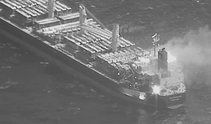 3 killed in Houthi missile attack on cargo vessel: US military | 3 killed in Houthi missile attack on cargo vessel: US military