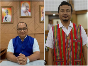 Two oppn Tipra Motha Party MLAs inducted as ministers in Tripura | Two oppn Tipra Motha Party MLAs inducted as ministers in Tripura