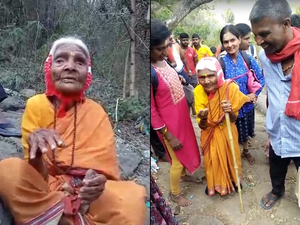 102-Year-Old Karnataka Woman’s Strenuous Trek up the Hill, Prays for PM Modi’s 3rd Tenure | 102-Year-Old Karnataka Woman’s Strenuous Trek up the Hill, Prays for PM Modi’s 3rd Tenure