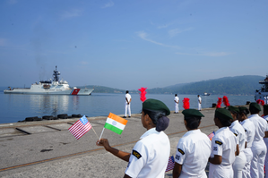 USCG ship Bertholf reaches Port Blair for joint exercise 'Sea Defenders-2024' | USCG ship Bertholf reaches Port Blair for joint exercise 'Sea Defenders-2024' USCG ship Bertholf reaches Port Blair for joint exercise 'Sea Defenders-2024' | USCG ship Bertholf reaches Port Blair for joint exercise 'Sea Defenders-2024'