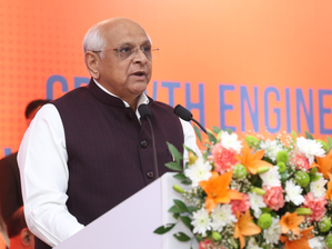 Gujarat CM unveils flyover built at Rs 73.28cr; initiates development projects worth Rs 353cr | Gujarat CM unveils flyover built at Rs 73.28cr; initiates development projects worth Rs 353cr
