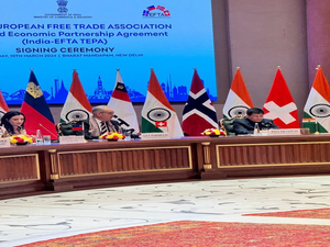 India signs economic pact with 4 European nations, $100 bn FDI expected to flow in | India signs economic pact with 4 European nations, $100 bn FDI expected to flow in