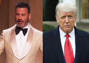 Jimmy Kimmel answers Trump's nasty post by asking, 'Isn't it past your jail time?' | Jimmy Kimmel answers Trump's nasty post by asking, 'Isn't it past your jail time?'