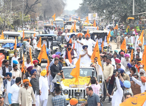 Badal urges people to repose faith in SAD in all 13 LS seats in Punjab | Badal urges people to repose faith in SAD in all 13 LS seats in Punjab