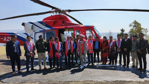 Manipur CM launches helicopter services between Imphal and Ukhrul | Manipur CM launches helicopter services between Imphal and Ukhrul Manipur CM launches helicopter services between Imphal and Ukhrul | Manipur CM launches helicopter services between Imphal and Ukhrul