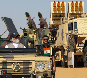 Pokhran again witnessing 'triveni of India's aatmanirbharata, self-confidence, glory', says PM at 'Bharat Shakti' exercise | Pokhran again witnessing 'triveni of India's aatmanirbharata, self-confidence, glory', says PM at 'Bharat Shakti' exercise Pokhran again witnessing 'triveni of India's aatmanirbharata, self-confidence, glory', says PM at 'Bharat Shakti' exercise | Pokhran again witnessing 'triveni of India's aatmanirbharata, self-confidence, glory', says PM at 'Bharat Shakti' exercise