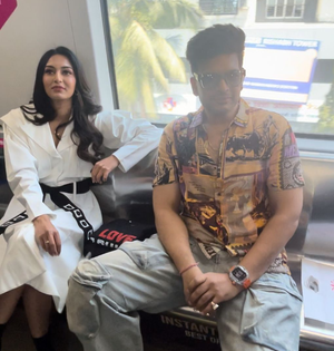’Love Adhura’ stars Karan, Erica take Mumbai Metro as they head for fan meetup | ’Love Adhura’ stars Karan, Erica take Mumbai Metro as they head for fan meetup ’Love Adhura’ stars Karan, Erica take Mumbai Metro as they head for fan meetup | ’Love Adhura’ stars Karan, Erica take Mumbai Metro as they head for fan meetup