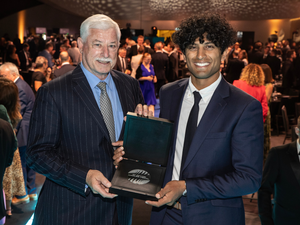 Rachin Ravindra and Amelia Kerr win top honours at New Zealand Cricket Awards | Rachin Ravindra and Amelia Kerr win top honours at New Zealand Cricket Awards