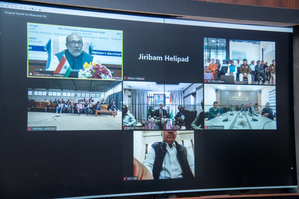 Manipur CM launches helicopter service under Regional Connectivity Scheme | Manipur CM launches helicopter service under Regional Connectivity Scheme Manipur CM launches helicopter service under Regional Connectivity Scheme | Manipur CM launches helicopter service under Regional Connectivity Scheme