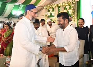 BJP alleges secret deal by Congress for Owaisi's victory | BJP alleges secret deal by Congress for Owaisi's victory BJP alleges secret deal by Congress for Owaisi's victory | BJP alleges secret deal by Congress for Owaisi's victory