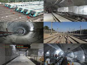Colaba-SEEPZ Metro 3 line: First phase of 12.44 km between BKC & Aarey to be commissioned by May | Colaba-SEEPZ Metro 3 line: First phase of 12.44 km between BKC & Aarey to be commissioned by May