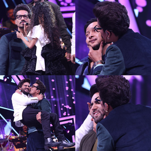 Contestant Miah Essa Mehak applies lipstick on host Haarsh Limbachiyaa | Contestant Miah Essa Mehak applies lipstick on host Haarsh Limbachiyaa Contestant Miah Essa Mehak applies lipstick on host Haarsh Limbachiyaa | Contestant Miah Essa Mehak applies lipstick on host Haarsh Limbachiyaa