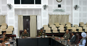 DGP J&K, 16 Corps GOC preside over high-level security meeting | DGP J&K, 16 Corps GOC preside over high-level security meeting