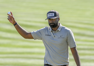 Indian-American Theegala moves flies into Top-6 with a superb eagle at PLAYERS | Indian-American Theegala moves flies into Top-6 with a superb eagle at PLAYERS Indian-American Theegala moves flies into Top-6 with a superb eagle at PLAYERS | Indian-American Theegala moves flies into Top-6 with a superb eagle at PLAYERS