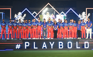 IPL 2024: Kohli, Mandhana, Du Plessis unveil Royal Challengers Bengaluru’s new logo and jersey | IPL 2024: Kohli, Mandhana, Du Plessis unveil Royal Challengers Bengaluru’s new logo and jersey IPL 2024: Kohli, Mandhana, Du Plessis unveil Royal Challengers Bengaluru’s new logo and jersey | IPL 2024: Kohli, Mandhana, Du Plessis unveil Royal Challengers Bengaluru’s new logo and jersey