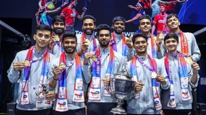 Badminton: India drawn in same group as Indonesia in Thomas Cup; with China in Uber Cup | Badminton: India drawn in same group as Indonesia in Thomas Cup; with China in Uber Cup Badminton: India drawn in same group as Indonesia in Thomas Cup; with China in Uber Cup | Badminton: India drawn in same group as Indonesia in Thomas Cup; with China in Uber Cup