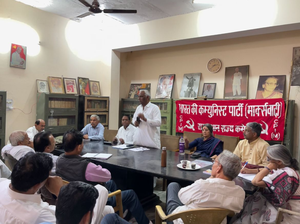 CPI-M's Amra Ram to be INDIA candidate from Sikar | CPI-M's Amra Ram to be INDIA candidate from Sikar CPI-M's Amra Ram to be INDIA candidate from Sikar | CPI-M's Amra Ram to be INDIA candidate from Sikar