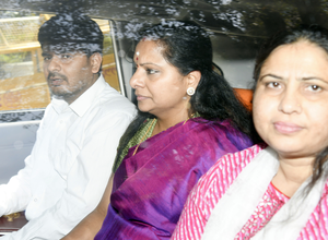 Excise policy case: BRS leader K Kavitha's judicial custody extended till April 23 | Excise policy case: BRS leader K Kavitha's judicial custody extended till April 23 Excise policy case: BRS leader K Kavitha's judicial custody extended till April 23 | Excise policy case: BRS leader K Kavitha's judicial custody extended till April 23