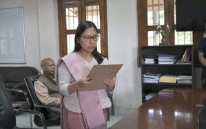 Agatha Sangma files nomination from Meghalaya's Tura LS seat | Agatha Sangma files nomination from Meghalaya's Tura LS seat