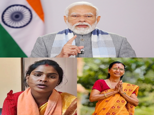 LS polls: PM Modi motivates female candidates while Cong gets panned for insulting 'women power' | LS polls: PM Modi motivates female candidates while Cong gets panned for insulting 'women power' LS polls: PM Modi motivates female candidates while Cong gets panned for insulting 'women power' | LS polls: PM Modi motivates female candidates while Cong gets panned for insulting 'women power'