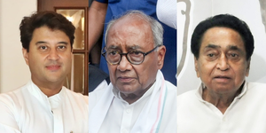 A battle to save political strongholds for Scindia, Digvijaya and Kamal Nath | A battle to save political strongholds for Scindia, Digvijaya and Kamal Nath