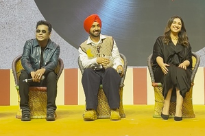 Diljit Dosanjh tears up at 'Amar Singh Chamkila' trailer launch | Diljit Dosanjh tears up at 'Amar Singh Chamkila' trailer launch Diljit Dosanjh tears up at 'Amar Singh Chamkila' trailer launch | Diljit Dosanjh tears up at 'Amar Singh Chamkila' trailer launch