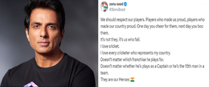 Sonu Sood comes down on cricket fans: ‘One day you cheer for them, next day you boo them’ | Sonu Sood comes down on cricket fans: ‘One day you cheer for them, next day you boo them’