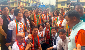 Assembly Polls: 10 BJP candidates, including CM & Dy CM, win unopposed in Arunachal | Assembly Polls: 10 BJP candidates, including CM & Dy CM, win unopposed in Arunachal