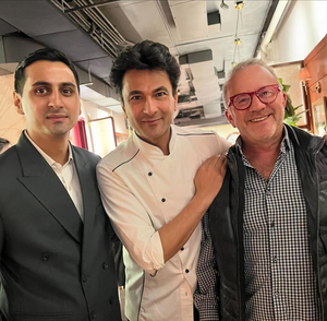 Vikas Khanna poses with 'kingmaker' Rick Smilow in his new NYC restaurant | Vikas Khanna poses with 'kingmaker' Rick Smilow in his new NYC restaurant Vikas Khanna poses with 'kingmaker' Rick Smilow in his new NYC restaurant | Vikas Khanna poses with 'kingmaker' Rick Smilow in his new NYC restaurant